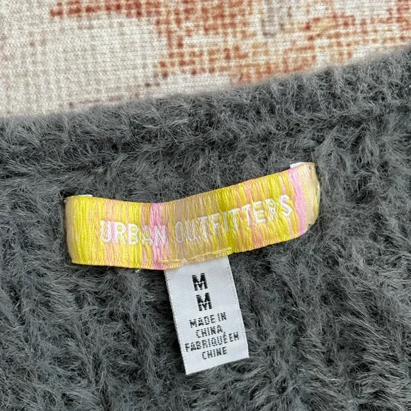 Urban Outfitters faux mohair knit long sleeve top - Picture 4 of 5